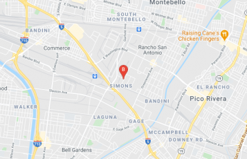Deco Lighting Inc. location map: 2917 S Vail Ave, Commerce, CA 90040, United States, Commerce, California
